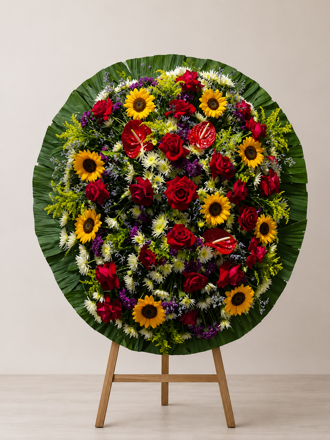 Coroa de flores perpethus